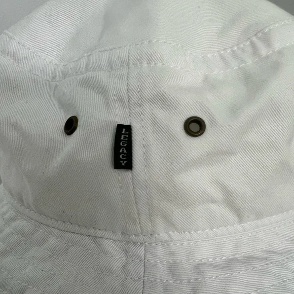 Temple University Legacy White Bucket Hat with Red Embroidery - Picture 4 of 5